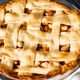 Apple pie with lattice crust